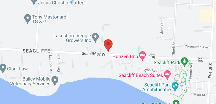 map of 141 SEACLIFF DRIVE West